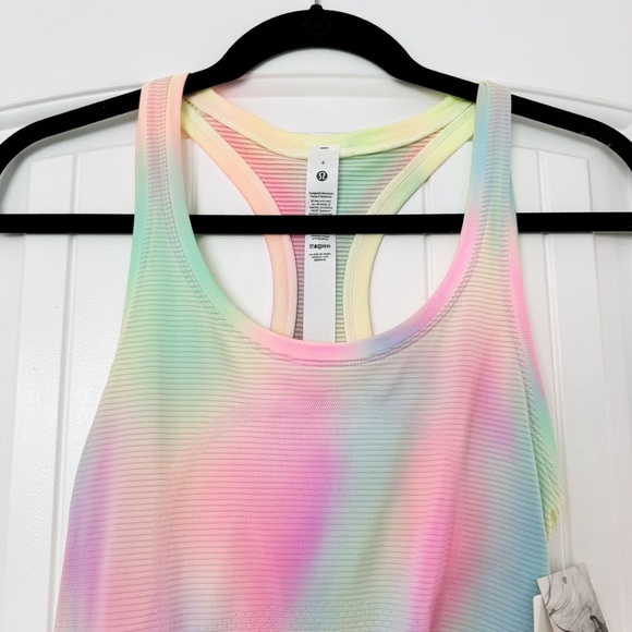 lululemon athletica | Tops | Nwt Lululemon Psychedelic Wash Swiftly ...